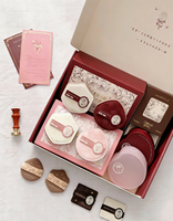 Boîtes de luxe en carton rigide de style livre, emballage en papier entièrement personnalisé, boîte cadeau en une seule pièce pour les produits de soin de la peau