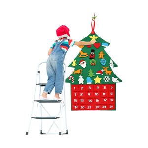 Calendrier de l'Avent de Noël à suspendre, décorations murales, calendrier en feutre personnalisé pour enfants, vente chaude - Product Image 1