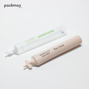 Matériau d'emballage en tube souple cosmétique avec embout détachable et bouchon à vis pour gel dentaire, pommade, lotion, sérum en PE personnalisable - Product Image 3