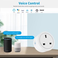 Prise UK 16A avec prise intelligente Tuya WIFI télécommande sans fil prises murales et interrupteurs pour système domotique