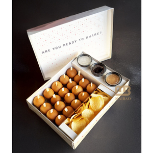 Caja <span class=keywords><strong>de</strong></span> inmersión <span class=keywords><strong>de</strong></span> postres del tamaño <span class=keywords><strong>de</strong></span> un bocado para restaurante, caja <span class=keywords><strong>de</strong></span> comida para pasteles <span class=keywords><strong>de</strong></span> masa frita, contenedor desechable para llevar, Mini caja <span class=keywords><strong>de</strong></span> hamburguesas - Product Image 5