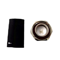 Connecteurs coaxiaux RF étanches 7/16 DIN mâle à souder pour câble flexible d'alimentation en mousse 1/2 pouce