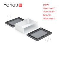 Boîtier électronique en aluminium Yonggu L06 150*115mm IP67, usinage CNC, boîtier de testeur, contrôleur de découpe de trous, boîte étanche