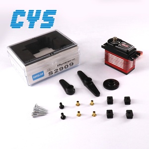 Moteur servo numérique sans noyau CYS-S2909 7,4 V, boîtier en aluminium de 8 mm, servo haute vitesse de 9 kg pour avions RC, mini robots, jouets, système radio - Product Image 3