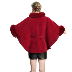 Women Elegant Faux Fur <b>Shawls</b> with Sleeve Belt Flurry Winter Warm Cloak Fashion <b>Shawl</b> Wrap for <b>Wedding</b> Cocktail - Product Image 6