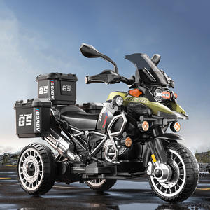 新款Kidsren电动遥控三轮玩具车，适用于1-12岁男婴，由耐用塑料制成 - Product Image 3