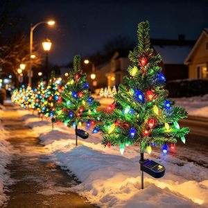 Windpnn 2Pack Solar Christmas <b>Tree</b> <b>Lights</b> Outdoor Decorations 40 <b>Led</b> Strawberry <b>Lights</b> Waterproof Garden Pathway <b>Lights</b> - Product Image 4