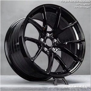 Rines Forjados JUWA Apex VS-5RS en Negro Brillante de 16 17 18 19 20 Pulgadas 5x120 5x114.3 5x112 para <span class=keywords><strong>BMW</strong></span> M3 F80 Audi Mercedes-Benz Porsche - Product Image 1