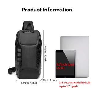 Sac bandoulière homme multi-usages, sac de poitrine homme pour l'extérieur, sacoche pour tablette, commande en gros RTS - Product Image 2