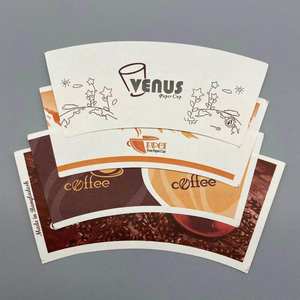 แก้วกระดาษกาแฟแบบใช้แล้วทิ้ง ย่อยสลายได้ 100% เคลือบ PE เดี่ยว สีขาว พิมพ์ลาย สำหรับอาหาร ขนมขบเคี้ยว บะหมี่ สลัด - Product Image 3