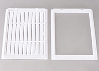 Ventilateur de salle de bain ABS, diffuseur linéaire à fentes, grille d'extraction invisible encastrée au plafond sans cadre, peignable, moderne, pour hôtels et villas