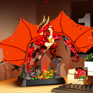 99001 Série Dragon - Puzzle géant à assembler Dragon <span class=keywords><strong>Hobbit</strong></span> Homme Smaug pour adulte, modèle de présentation, jouet éducatif en plastique ABS pour garçon - Product Image 2