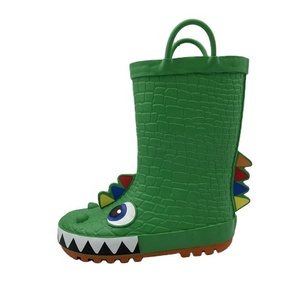 Bottes <span class=keywords><strong>de</strong></span> <span class=keywords><strong>pluie</strong></span> imperméables en PVC pour enfants, motif animaux <span class=keywords><strong>de</strong></span> la jungle, bon marché - Product Image 3