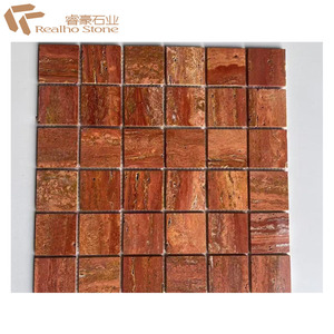 Prix d'usine <span class=keywords><strong>travertin</strong></span> <span class=keywords><strong>rouge</strong></span> poli pour la maison blocs de décoration - Product Image 6