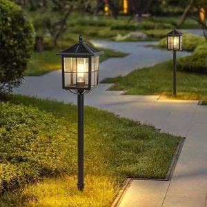 सजावटी उद्यान पोल प्रकाश प्रकाश स्तंभ उद्यान के लिए सफेद सड़क प्रकाश ध्रुव के बाहर जलरोधक - Product Image 4