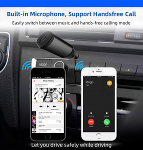 Mới Đến Cao Cấp <span class=keywords><strong>Bluetooth</strong></span> Âm Thanh <span class=keywords><strong>Receiver</strong></span> AUX 3.5Mm Jack Hands Miễn Phí Xe Kit Âm Nhạc <span class=keywords><strong>Receiver</strong></span> Không Dây Adapter - Product Image 5
