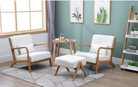 Fauteuil inclinable en tissu de Style décontracté, fauteuil de salon moderne