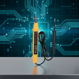 China Fabrik Stift-Spannungsprüfer AC DC 100-500V Spannungs-Elektrotestgerät China Bestseller Hochwertiger Spannungsprüfer - Product Image 3