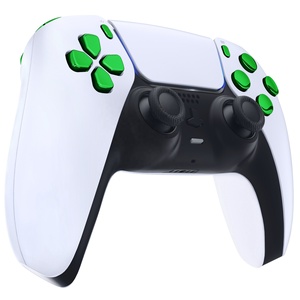 EXtremeRate - Juego Completo de Botones Personalizados Cromados Verdes para el Control de PS5, Accesorios - Product Image 3