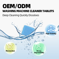 Échantillon Gratuit – Emballage Personnalisé – Formule Anti-Colmatage – Comprimés Nettoyants pour Lave-Linge – Protection des Canalisations en Forme Solide Jetable