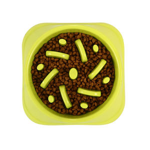 Mangkuk Anjing Anti-Gulping Pengumpan Lambat, Mangkuk Hewan Peliharaan Bloat Berhenti Interaktif untuk Penyekat Cepat - Product Image 5