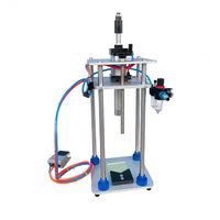 Nouvelle machine de capsulage de couronne semi-automatique bon marché/machine de capsulage de couronne d'anneau de traction de bouteille en verre de bière cola