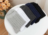 Chaussettes en boîte, chaussettes de ville classiques en coton pour hommes, avec logo personnalisé, chaussettes de travail de luxe en gros