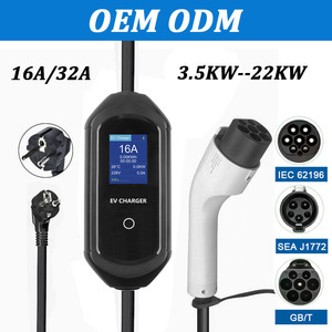 สายชาร์จรถยนต์ไฟฟ้าแบบที่ 2 7kW 32A ผู้ผลิต OEM ODM สำหรับ Ford Mach-E Volvo XC40 <span class=keywords><strong>Polestar</strong></span> 2 - Product Image 1