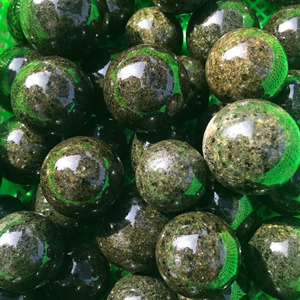 Nuevas llegadas: Esfera de cristal de olivino natural, piedra de curación Reiki, esfera de peridoto para regalo - Product Image 6