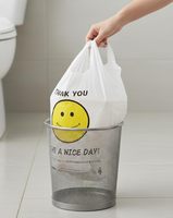 Sacs gilet en PEHD/PE robustes de qualité alimentaire avec poignées, personnalisables avec logo, sérigraphie et gaufrage, pour supermarchés et plats à emporter
