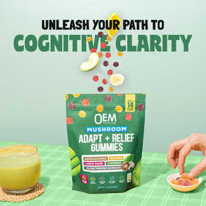 Biochealth Ashwagandha surai singa jamur Gummies organik Reishi Cordyceps Turki ekor Maitake Shitake jamur suplemen - Product Image 6