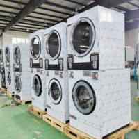 Stack Washer Dryer Card Payment Supported Commercial Stacked Washer Dryer Selfservice Laundry Equipment