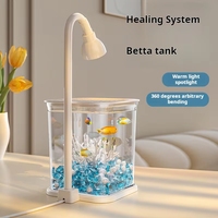 Promotion exceptionnelle 2026 : Aquarium écologique transparent multi-tailles, faible entretien, décoration pour salon et bureau à domicile
