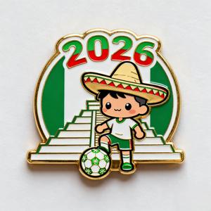 Cadeau personnalisé pour les fans de football, aimant de réfrigérateur en résine Coupe du monde 2026, aimant de réfrigérateur USA Canada Mexique, aimant de réfrigérateur sur le thème du football, souvenir décoratif - Product Image 5