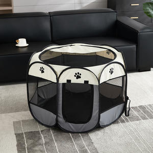 <span class=keywords><strong>Cage</strong></span> octogonale moderne et solide pour animaux de compagnie Tissu Oxford imperméable Résistant aux rayures Tente pliable pour chien Vente directe d'usine Chats Fil d'acier - Product Image 4