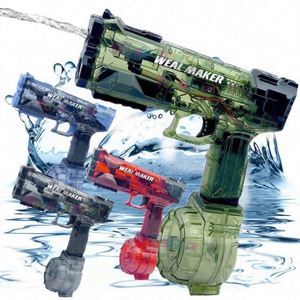 Pistolet à eau électrique automatique haute capacité, jouet de piscine d'été pour adultes, garçons et filles, pour s'amuser en été - Product Image 1