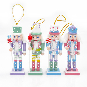 Adornos Navideños de Madera, Cascanueces, Juguetes, Manualidades, Muñecos Soldados Cascanueces, Regalos de Navidad - Product Image 1
