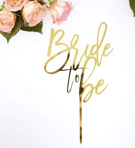 Decorazione <span class=keywords><strong>per</strong></span> <span class=keywords><strong>Torta</strong></span> in Acrilico 'Bride to Be' <span class=keywords><strong>per</strong></span> Addio al Nubilato e Festa di Compleanno, Accessorio <span class=keywords><strong>per</strong></span> Decorazione Torte - Product Image 3