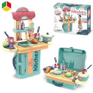 QS Toy-juego <span class=keywords><strong>de</strong></span> <span class=keywords><strong>cocina</strong></span> multifunción 3 en 1 <span class=keywords><strong>para</strong></span> niños y <span class=keywords><strong>niñas</strong></span>, juguete <span class=keywords><strong>de</strong></span> <span class=keywords><strong>cocina</strong></span> electrónico portátil, Maleta <span class=keywords><strong>de</strong></span> juguete - Product Image 3