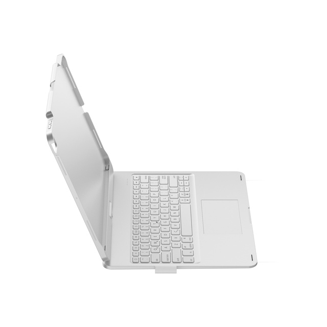 Portable 360 Degree Rotation Trackpad Wireless Backlit Keyboard Case for iPad Pro 12.9 Inch