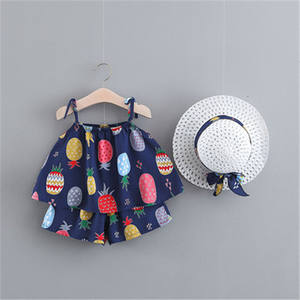 Conjunto de Regalo de Verano para Bebé, Camisetas de Moda de Bangkok al por Mayor y Pantalones Palazzo de Pierna Ancha para Niña, Venta en Línea en Malasia - Product Image 3