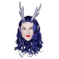 Masques en plastique Roi Dragon de la Mer de l'Est, thèmes Fantaisie & Science-fiction Ao Guang & Ao Run, pour soirées danse TikTok et accessoires de selfie