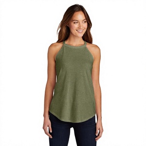 Women's Sleeveless Tank Tops High Quality Breathable Quick Dry Gym Fitness Sports Street Wear Casual Vintage Short Embroidery - Product Image 1
