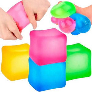 Liyu #99 Exquisite Cube Sensory Relief <b>Anxiety</b> Squeeze <b>Toy</b> Super Solid Function Decompression Artifact TPR Material Unisex Ages - Product Image 3
