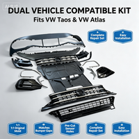 Kit de remplacement complet de la calandre avant, norme OEM pour la réparation et l'amélioration de la carrosserie automobile, compatible avec Taos et Atlas