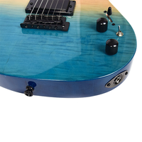 Sevillana JOM-910 Factory Custom Gradient Blue Quilted Maple Electric Guitar for Wholesale OEM ODM