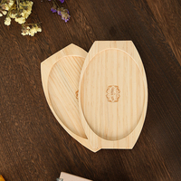 Plateau porte-assiette Fajita pour restaurant Base en bois pour assiette à steak en fonte