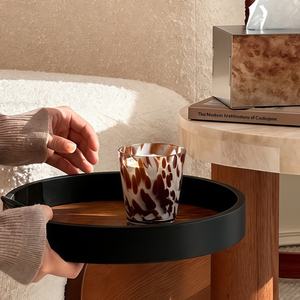 Vela Aromática Personalizada de Larga Duración, Juego de Velas Perfumadas de Lujo <span class=keywords><strong>con</strong></span> Tapa y Caja, Portavelas Cónico de Vidrio Grande y Lujoso - Product Image 5