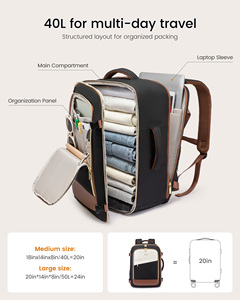 Sacs de voyage LOVEVOOK grande capacité pour femmes et hommes, approuvés pour les vols, sacs de sport et sacs à dos pour ordinateur portable - Product Image 2
