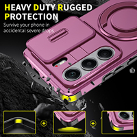 Coque arrière antichoc avec protection d'appareil photo et support annulaire pour Tecno Camon 40 Pro, étui de téléphone portable sans fil pour INFINIX NOTE 60 PRO